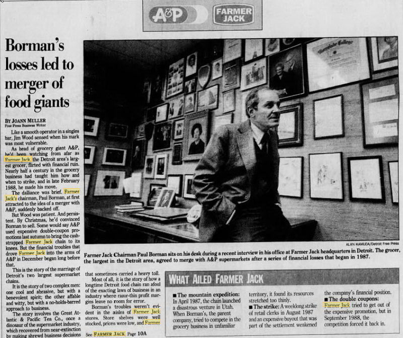 Farmer Jack - 19 Feb 1989 Article